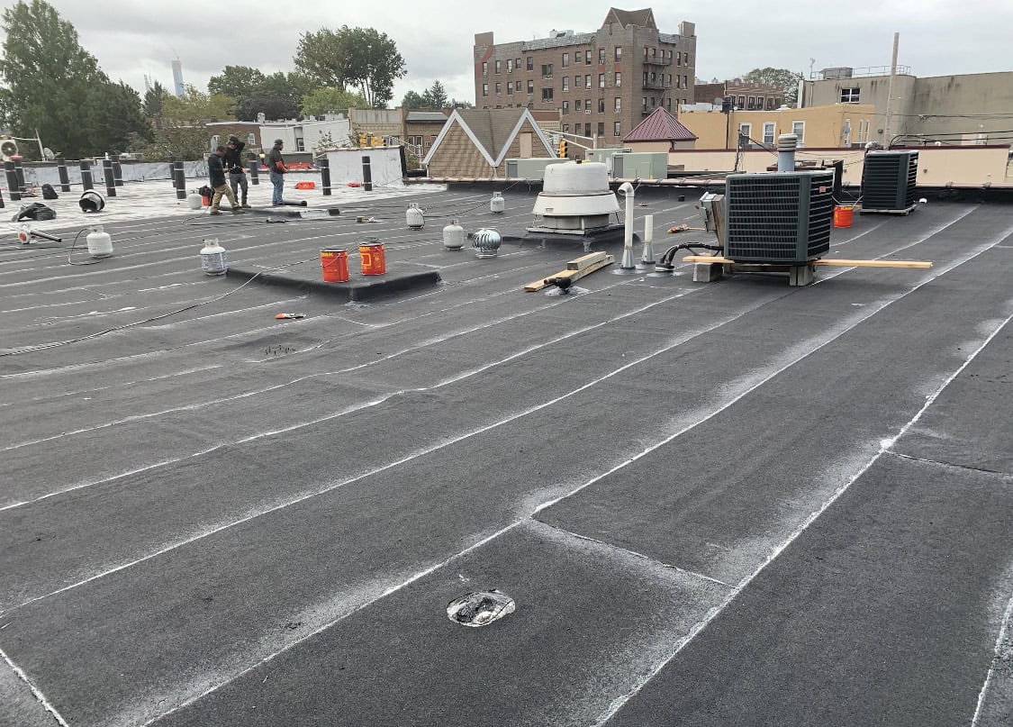 Commercial roofing by Gaby Roofing in Bayonne, NJ