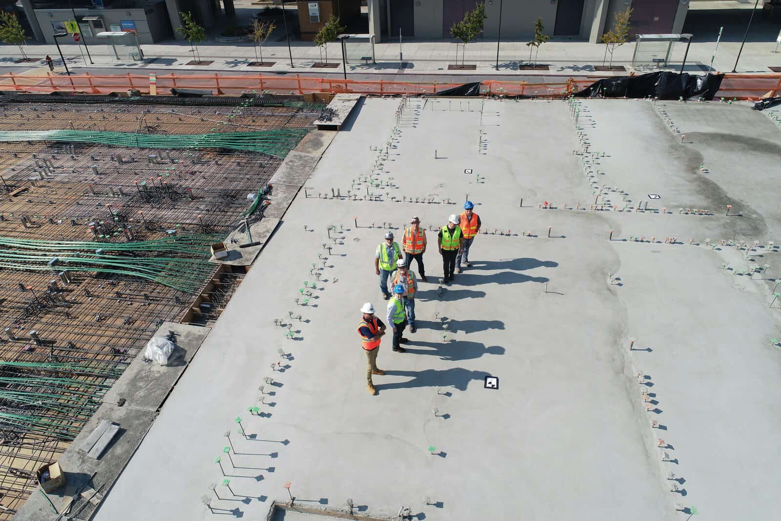 Team of Gaby Roofing professionals on a flat commercial roof in North Jersey