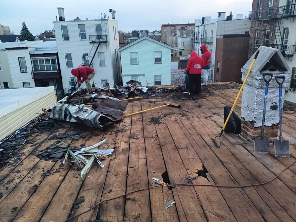 Roofing project by Gaby Roofing in Bayonne, NJ