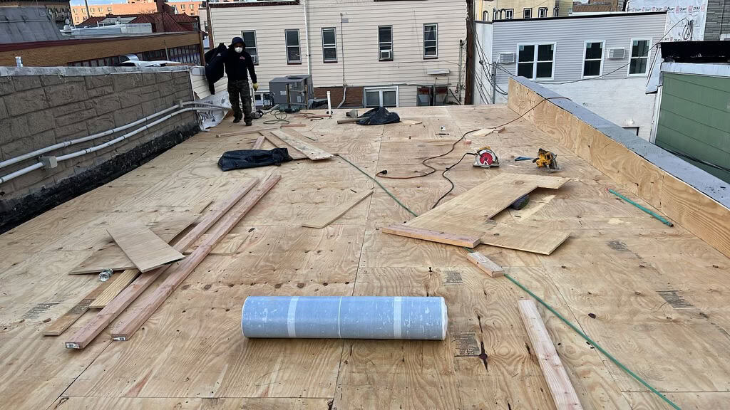 Roofing project by Gaby Roofing in Union City, NJ