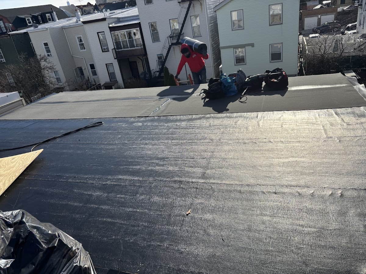 Roofing project by Gaby Roofing in Union City, NJ