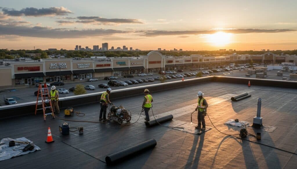 Torch down flat roof in Jersey City, NJ — Gaby Roofing Flat Roof Specialist
