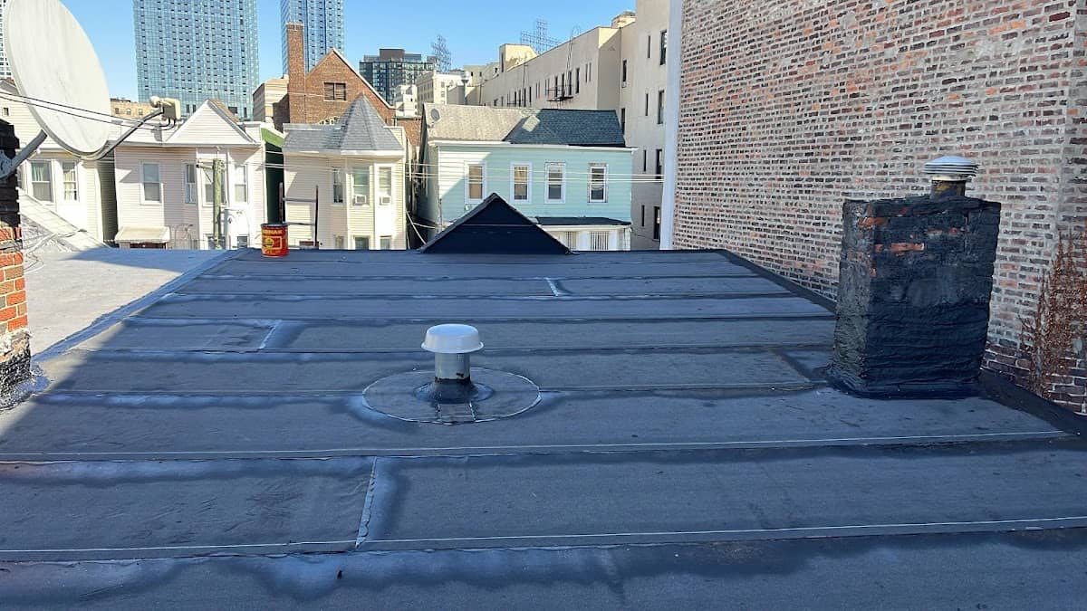 Roofing project by Gaby Roofing in North Bergen, NJ