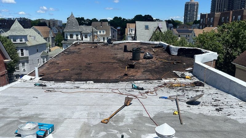Roofing project by Gaby Roofing in Hoboken, NJ
