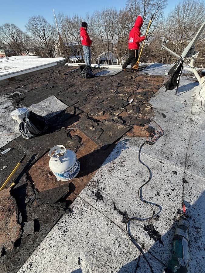 Roofing project by Gaby Roofing in Hoboken, NJ