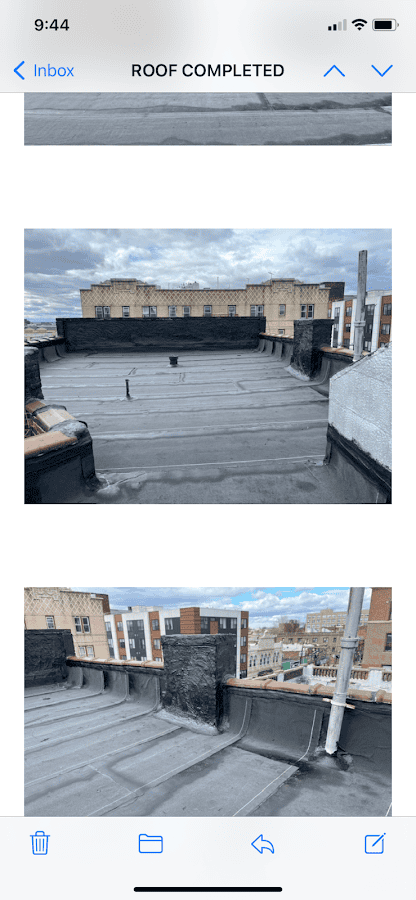 Roofing project by Gaby Roofing in Hoboken, NJ