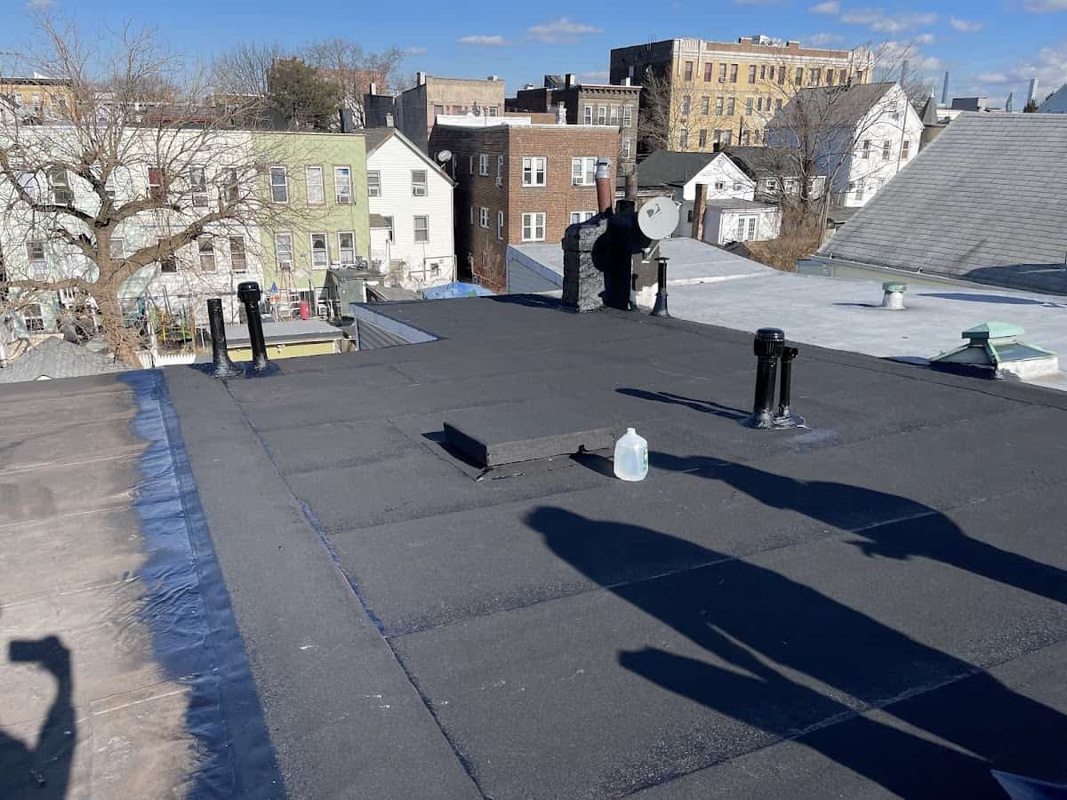 Roofing project by Gaby Roofing in West New York, NJ
