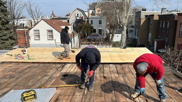 Roofing project by Gaby Roofing in Jersey City, NJ