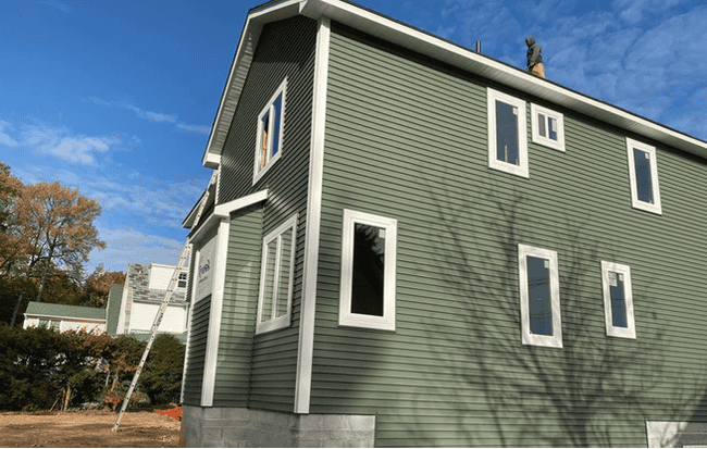 New CertainTeed vinyl siding installation on a Hudson County NJ home by Gaby Roofing
